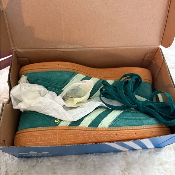 *NWT* Adidas Gazelle Handball Spezial "Green" sneakers size 6 - Picture 7 of 8